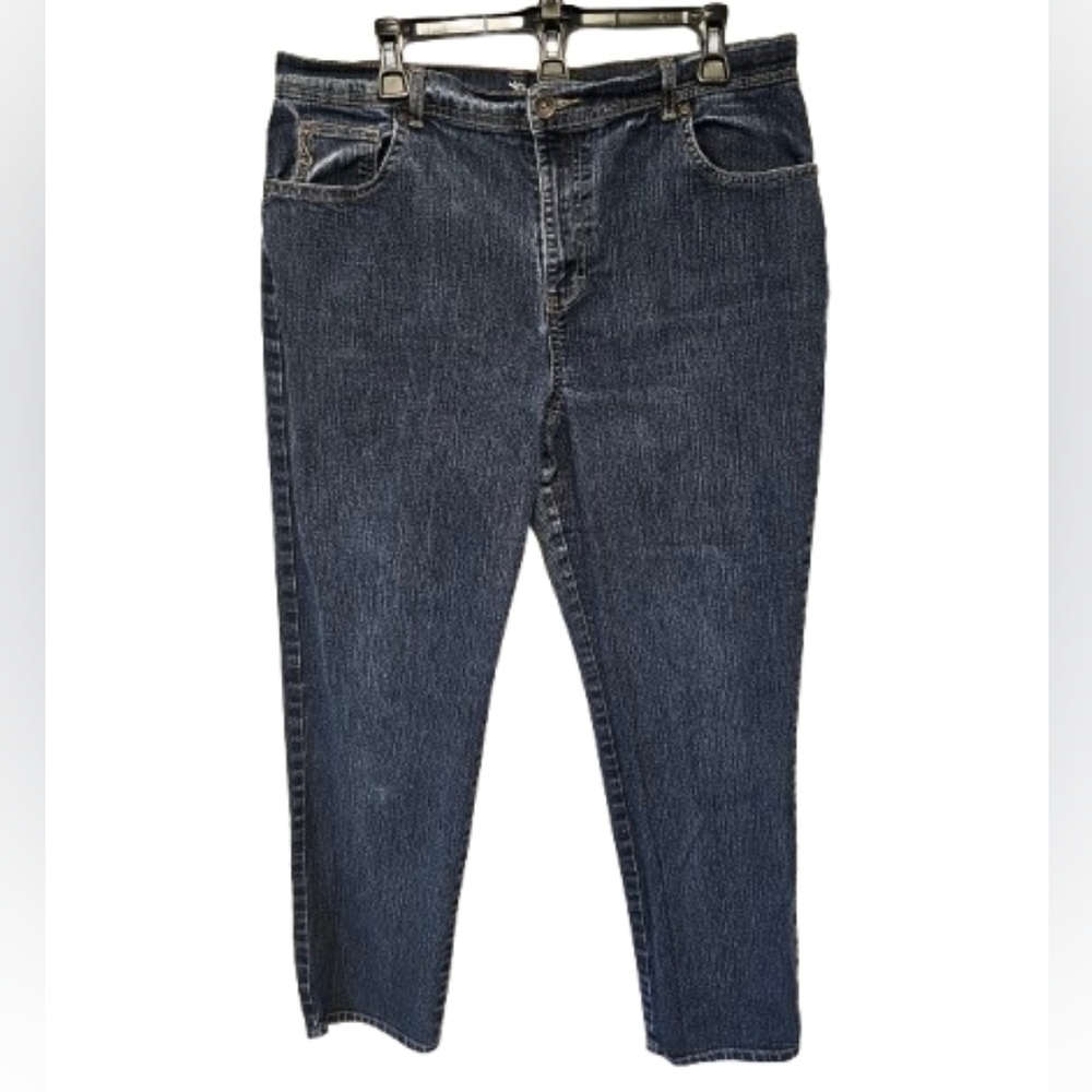 Style & Co. Classic Blue Denim Jeans With Stretch Womens Size 16